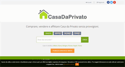 Desktop Screenshot of casadaprivato.it